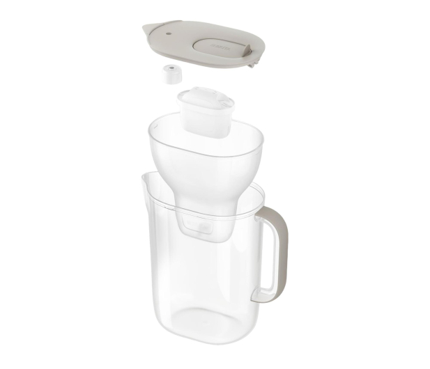 Brita Dzbanek Essential XL piaskowy + 3 wkłady filtrujące MAXTRAPR - 1511925 - zdjęcie 9